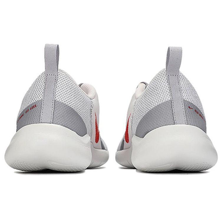 Nike Flex Experience Run 10 Platinum Tint Chile Red Men Sneakers White CI9960-009