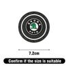 WFDZ5 1/2pc Car Badge Water Cup Holder Anti-slip Pad Mat Bottle Slot Coaster For Skoda Rapid Fabia 1 2 Octavia A7 Yeti Superb Roomster