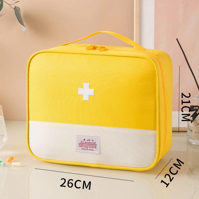 Mini Household First Aid Kit Bag Travel Portable Medicine Package Emergency Kit Bags Medicine Storage Bag Small Organizer