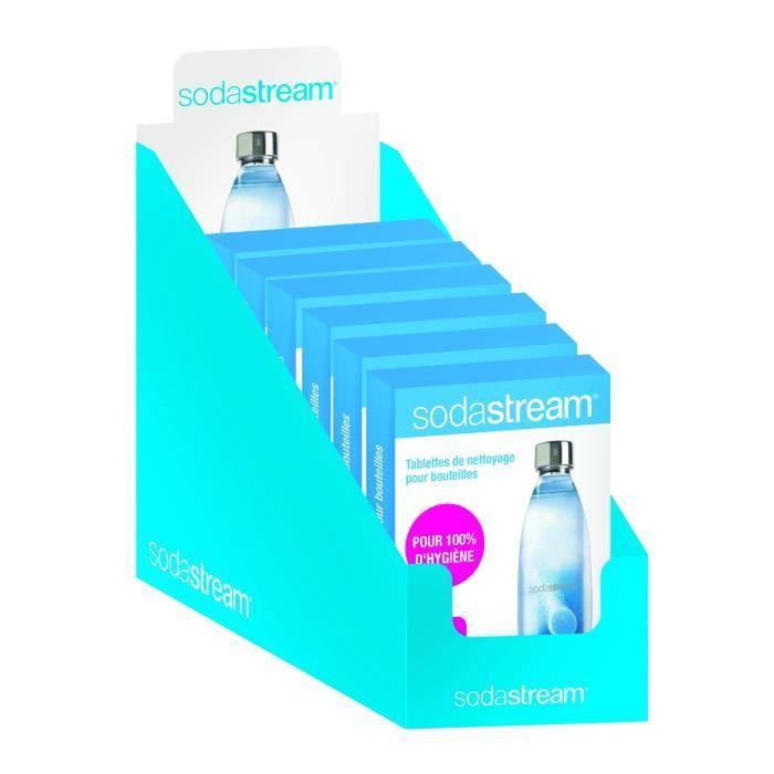 Tablettes de nettoyage sodastream - nettoie et assainit vos bouteilles de gazéification - x10