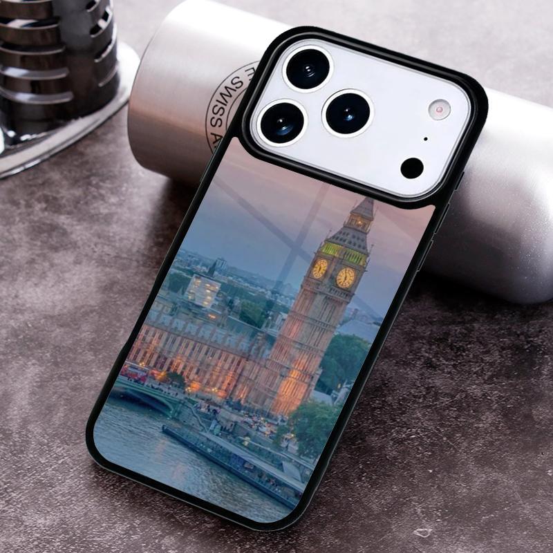 Чехол для телефона London Bus England Big Ben для iPhone 17 16 15 Pro Max Air 14 13 12 11 Plus Ударопрочный Capa Cover
