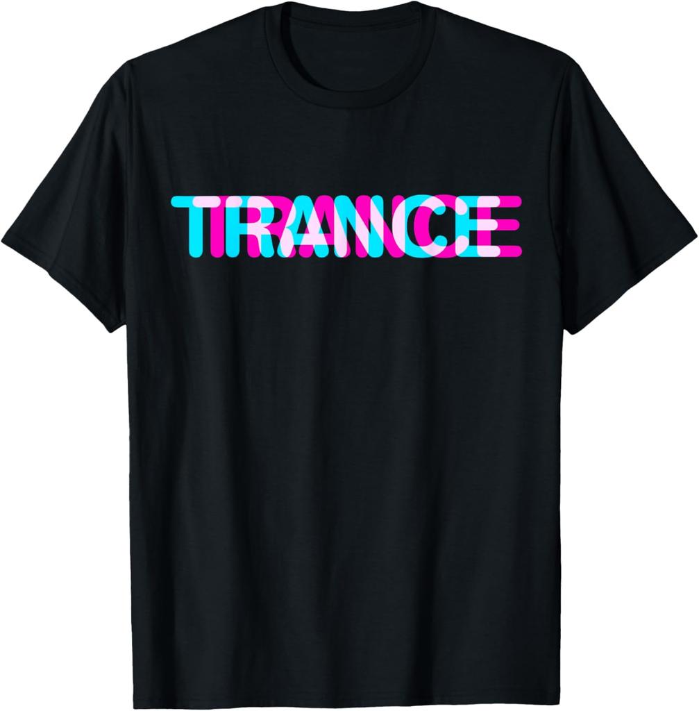 Trance Music Disco Sound TShirt Print Original Design Gifts T Shirts Streetwear Vintage Custom TShirt Camisas Streetwear