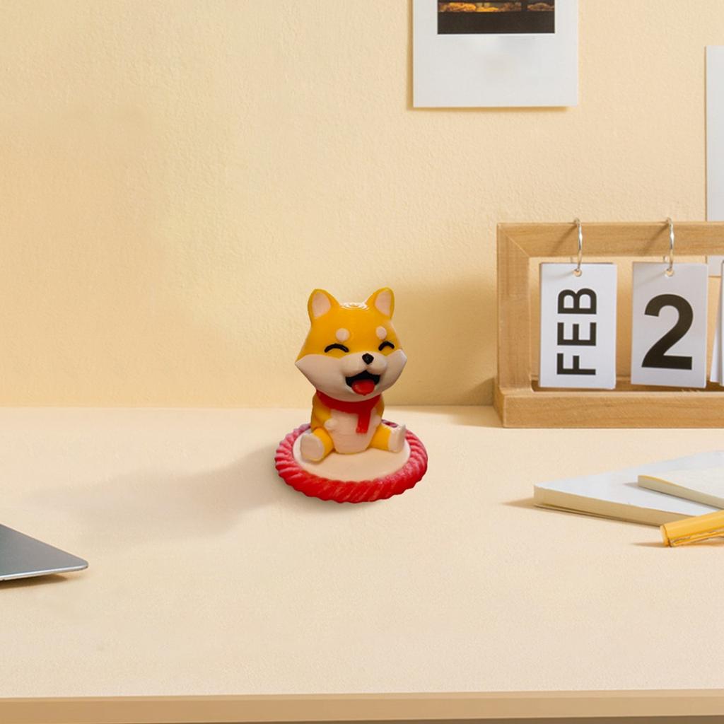 3D-печать милый мультфильм креативный сиба-ину настольный орнамент подвижная игрушка