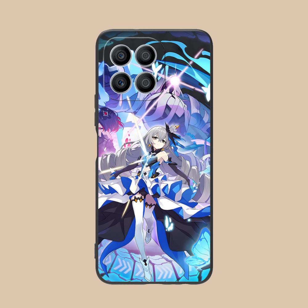 HSR Броня Матовый ТПУ Чехол для Мобильного Телефона для Honor 90 80 70 60 50 30 20 10 9 8 7 Pro S SE Lite 5G Цветной Печатный Чехол