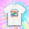 Catch Waves Not Feelings Shirt Surf Beach Retro Car Summer Tee S-5XL