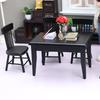 1 Set 1:12 Table Chair Model Miniature Dollhouse Furniture Set Realistic Dining Table And Chair for Dollhouse Playhouse