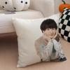 Japanese celebrity actor KKamiki Ryunosuke Cushion Cover Throw Pillow Cover Hidden Button Durable Polyester Chair Cushion
