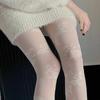 Tights Women Floral Print JK Lolita Girls Thigh High Stockings Pantyhose Sexy Lingerie Female Hosiery High Waist Body Stockings