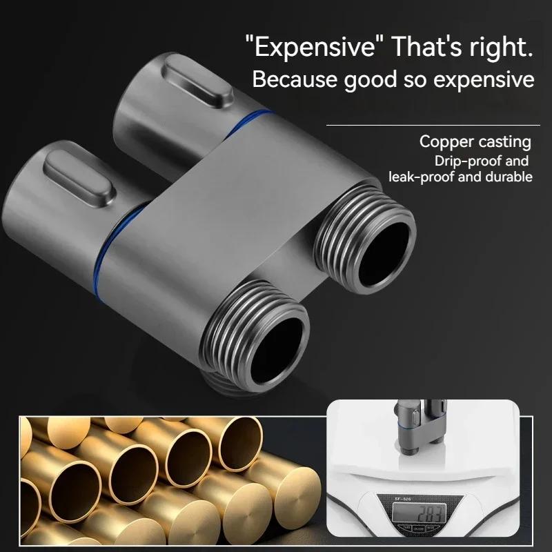 Handheld Bidet Spray Gun Portable High Pressure Bidet Spray Gun Set Bathroom Cleaning Women's Washing Toilet Accessories