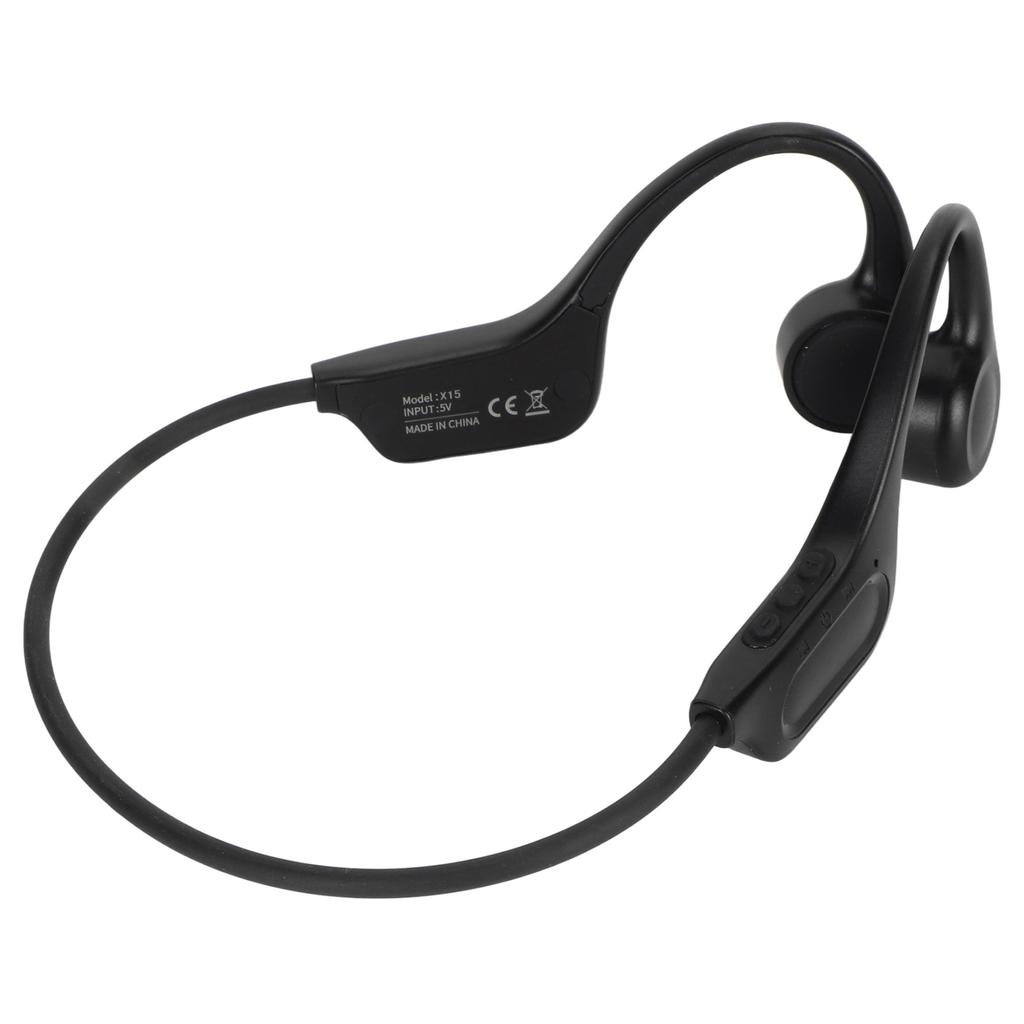 Bone Conduction Bluetooth5.3 Headphones IP56 Waterproof Dustproof Open Ear Headphones for Running Hi