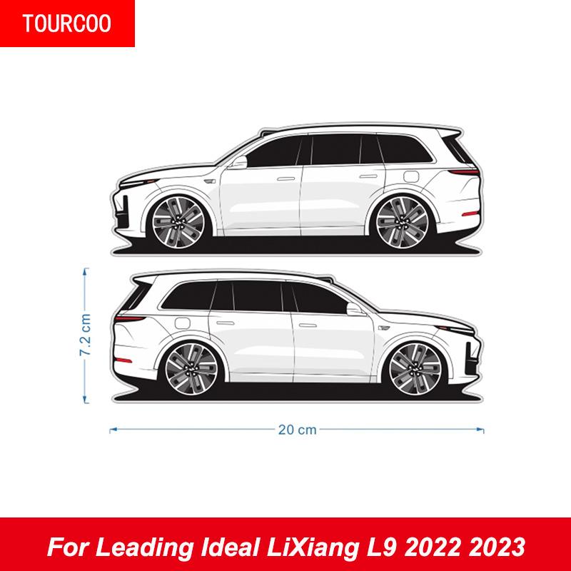 Для Leading Ideal LiXiang L9 -2025 Декоративная наклейка для стайлинга автомобиля, водонепроницаемая, защищающая от царапин, персонализированные наклейки
