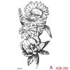 1PCS Waterproof Tattoos Temporary Tattoo Sticker Flowers Rose Body Tattoos for Women Art Arm Hand Tattoos Wolf Tiger Lion Painting Tatoos
