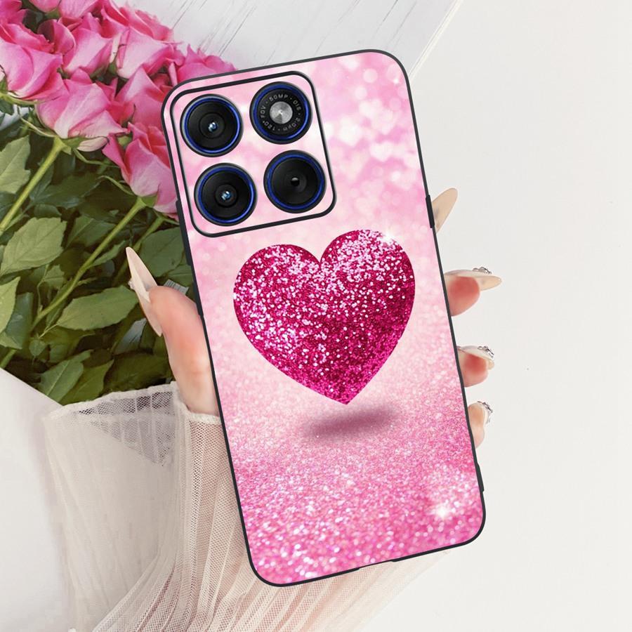 Для Motorola Edge 70 / Moto X70 Air Задняя крышка для Moto Edge70 X 70Air Чехол ТПУ Мягкий силикон Милый Кот Напечатанный Чехол для телефона