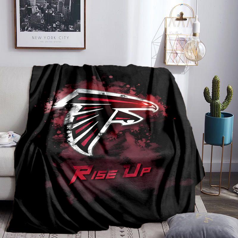 Atlanta Logo Blanket Lightweight Flannel Bedding Blanket Perfect for Travel, Camping, Living Rooms, Offices, Sofas, Fan Christmas gift