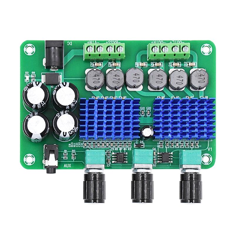 XH-A311 2x50 Вт + 100 Вт мощный цифровой усилитель мощности, 2,1-канальный модуль усилителя басов TPA3116D2