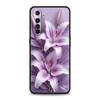 Реалистичный принт цветка лилии Мягкий ТПУ для Realme 12 11 10 9 Pro Plus GT2 GT3 GT5 7 8 Pro C21 C25 C35 Pro 5G Ударопрочный чехол для телефона