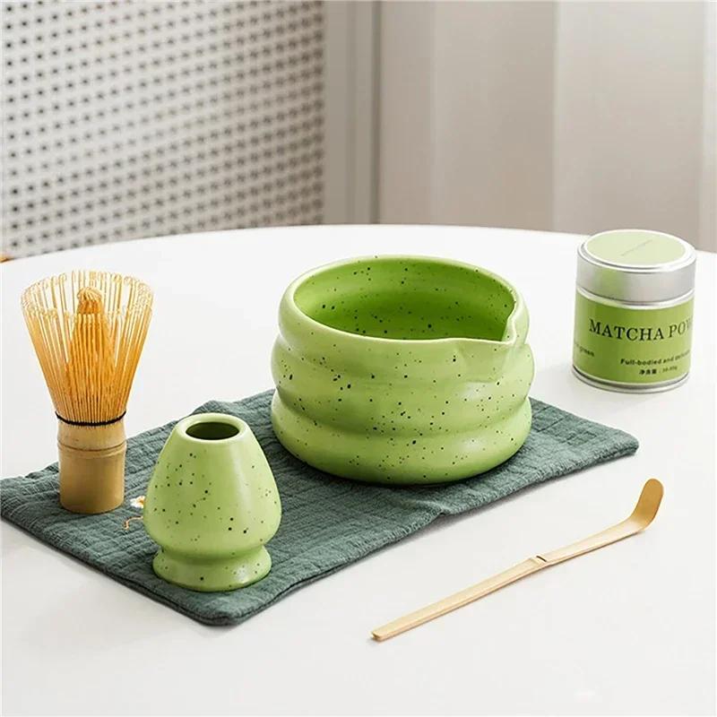 4/5/6/7/8 шт. Белый/Зеленый/Синий/Фиолетовый Венчик для чая матча Чайная посуда Японская церемония Бамбуковый чайный инструмент Изысканный набор для матча для чайного сервиза