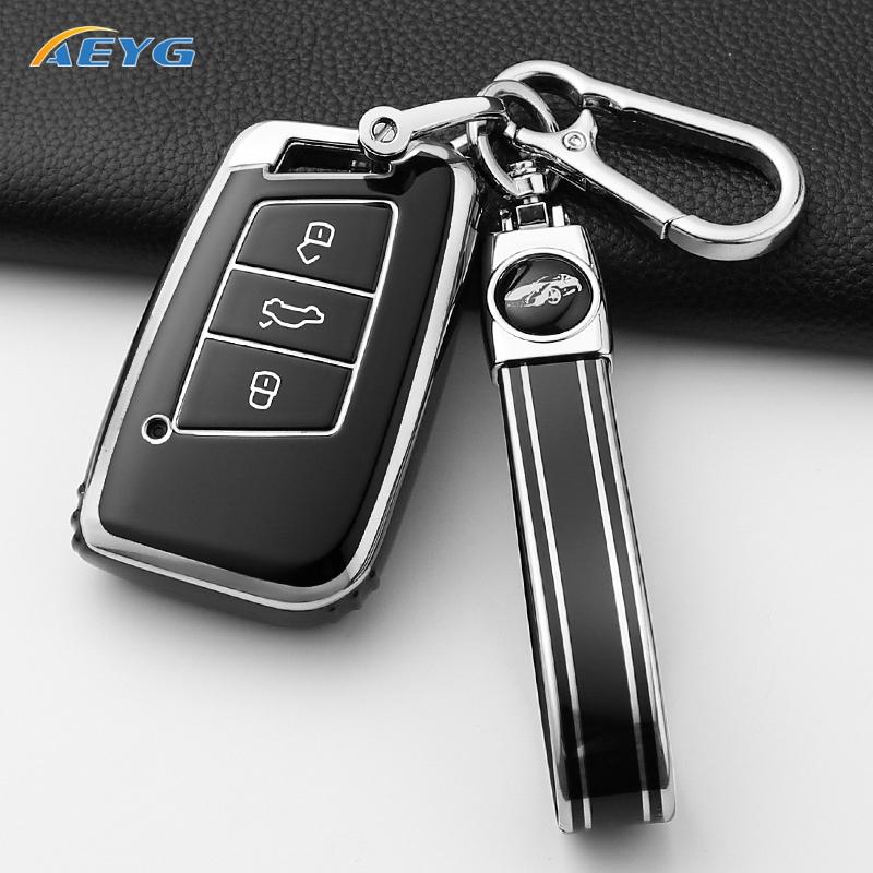 Для Vw Volkswagen Golf 7 Mk7 Tiguan Mk2 Seat Ateca Leon Fr Ibiza Skoda Octavia Kodiaq Чехол для ключа автомобиля Обложка Аксессуары для интерьера