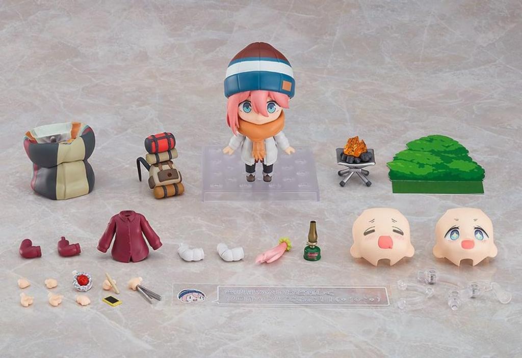Нендороид Надэсико Кагамихара Solo Camp DX Edition ABS ПВХ Раскрашенная Подвижная Фигурка Yurucamp Вер. Немасштабный &