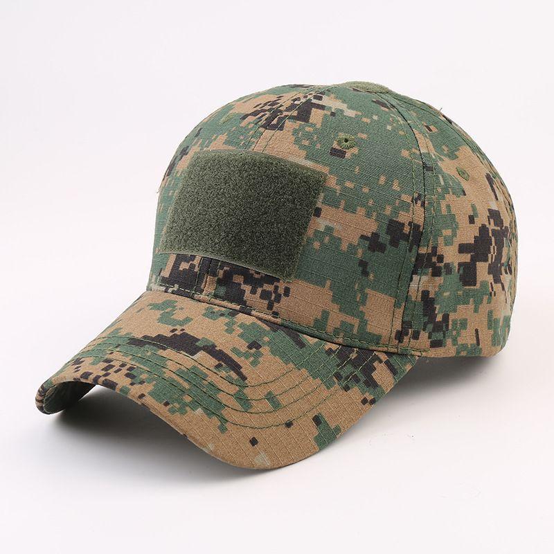 Arrival Camouflage Hat Handsome Military Fans Outdoor Python Baseball Cap Men's Tactical Peaked Cap Military Training for Middle and Large Students