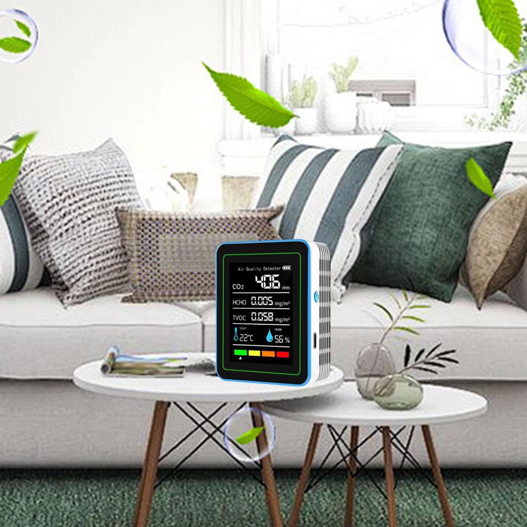 Измеритель качества воздуха Тестер температуры и влажности для сада двора теплицы