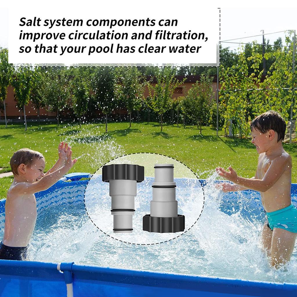 Hose Pipe Adapter For Plunger Valve Pool Drain Swimming Pool Intex Fit 4000 2500 2000 1500 ARU Threaded Connection Pumps