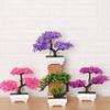 Ornament Topiary Pine Tree Lifelike Plants Home Decoration Artificial Bonsai Simulation Potted