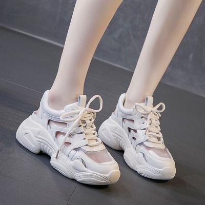 Женские открытые спортивные сандалии 2024 года, весна-лето, новая корейская версия, универсальные повседневные сетчатые дышащие модные кроссовки