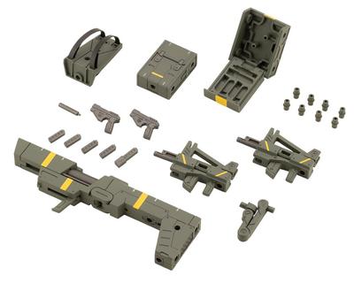 Товары поддержки моделирования KOTOBUKIYA Тяжелое оружие Unit 53 Боевая ячейка Темно-зеленый Общая длина 120 мм пластиковая модель MSG ver.. приблизительно. Немасштабируемый
