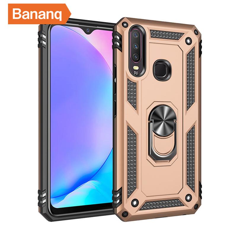 Противоударный чехол-кронштейн Peaktop Armor для VIVO Y17 Y15 Y12 V15 Pro X21 X23 X27 с металлическим кольцом-подставкой для VIVO Nex A