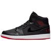 Jordan Air Jordan 1 Mid Амортизация Нескользящая Подошва Амортизация Нескользящая Подошва Средняя Высота Винтажные Баскетбольные Кроссовки Мужские BQ6578-001
