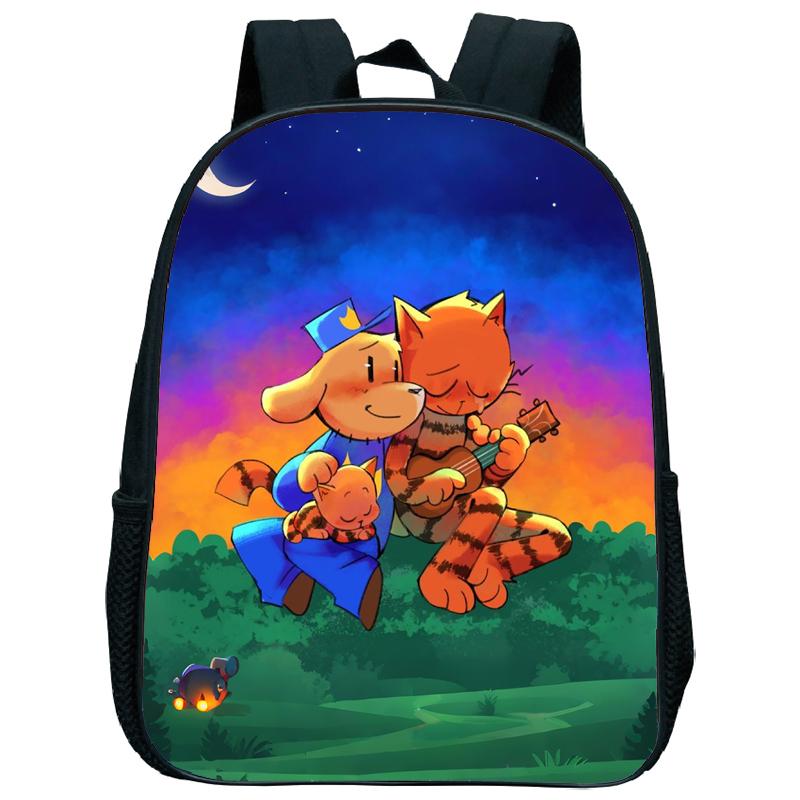Dog Man Kindergarten Backpack 12 Inch Dogman Children Boy Girl Nursery Shoulder Bag Toddler Back to School Birthday Gift