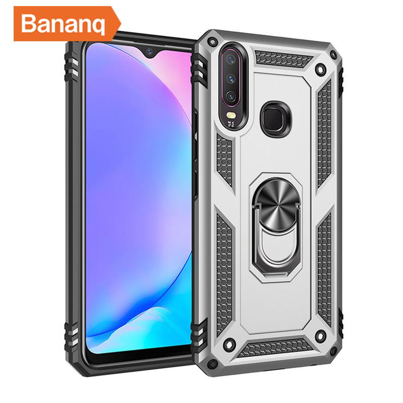 Противоударный чехол-кронштейн Peaktop Armor для VIVO Y17 Y15 Y12 V15 Pro X21 X23 X27 с металлическим кольцом-подставкой для VIVO Nex A