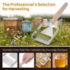 Silver Honey Uncapping Fork Stainless Steel Hive Scraper Tool Honeycomb Scraper  Honey Harvesting