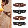 Gothic Punk Fashion Belt Heavy Duty Studded Design Waist Girdle PU Leather Waist Ornament Sash for Daily Wear