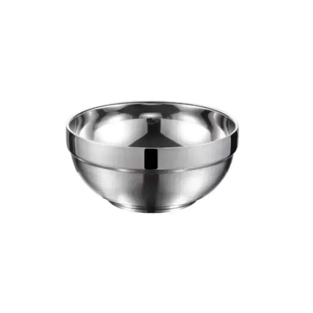 Insulated Double Layer Stainless Steel Bowls Great for Serving Rice Sauces and Salad Perfect for Indoor and Outdoor Dining