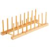 Bamboo lid and plate stand 34.5x12x12 cm