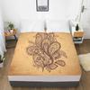 Customize Fitted Sheets Mattress Cover With Elastic Band 3D Bedsheet Linens 200x220 135x200 Bed Sheet Bedding Bohemia