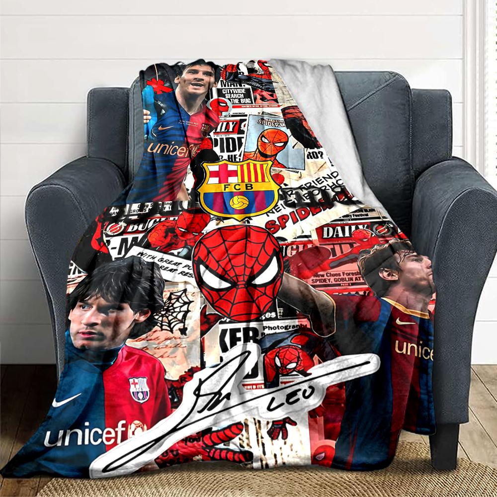 World Cup Celebration printed flannel breathable and warm blanket, a stylish home gift, suitable for home, office and bedspread use. 0713a36