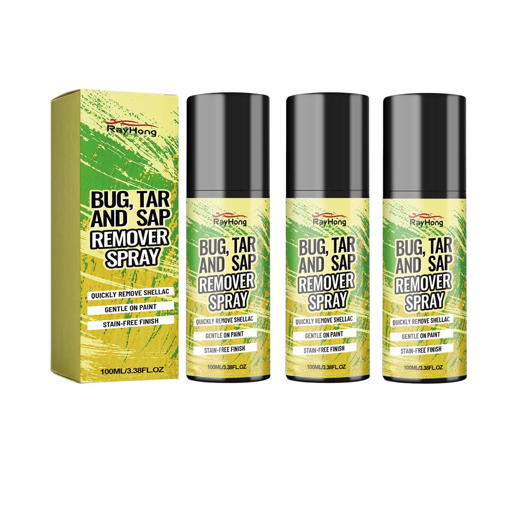 Car Bug Remover Washing Bird Droppings Tree Sap Asphalt Traces Breaks down Stubborn Dirt Paint Decontaminate Tar Cleaning Liquid