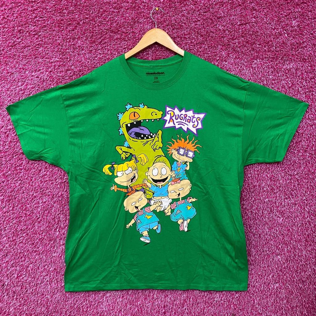 Никелодеон Rugrats с Рептаром 100% Хлопок Футболка Мужские Футболки Топ