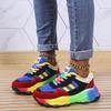Fashion Women Sneakers Spring Autumn Sports Shoes Multicolor Casual Lace-up Comfortable Platform Running Shoe Footwear Plus Size 43