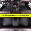 Car Floor Mats For Mercedes Benz C-CLASS W204 W205 W206 C180-C450 Auto Carpets Foot Coche Accessorie