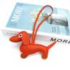 PU Leather PU Leather Hanger Dog Bag Pendant Cute Dachshund Keychain  Women