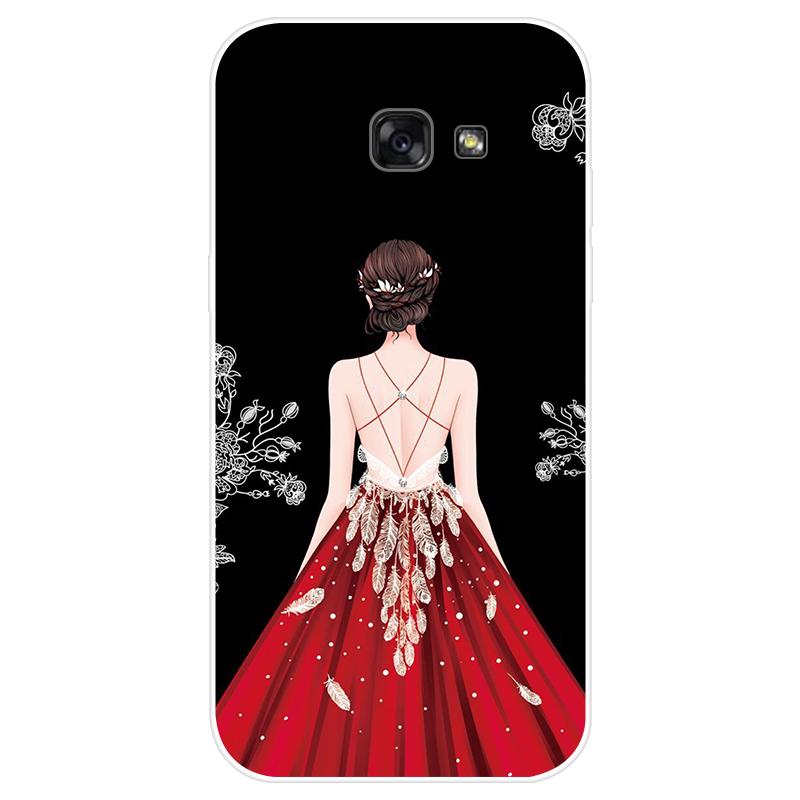 Для Samsung Galaxy A 5 A52017 SM-A520F чехол Мягкая силиконовая задняя крышка модный чехол для телефона с мультяшным рисунком