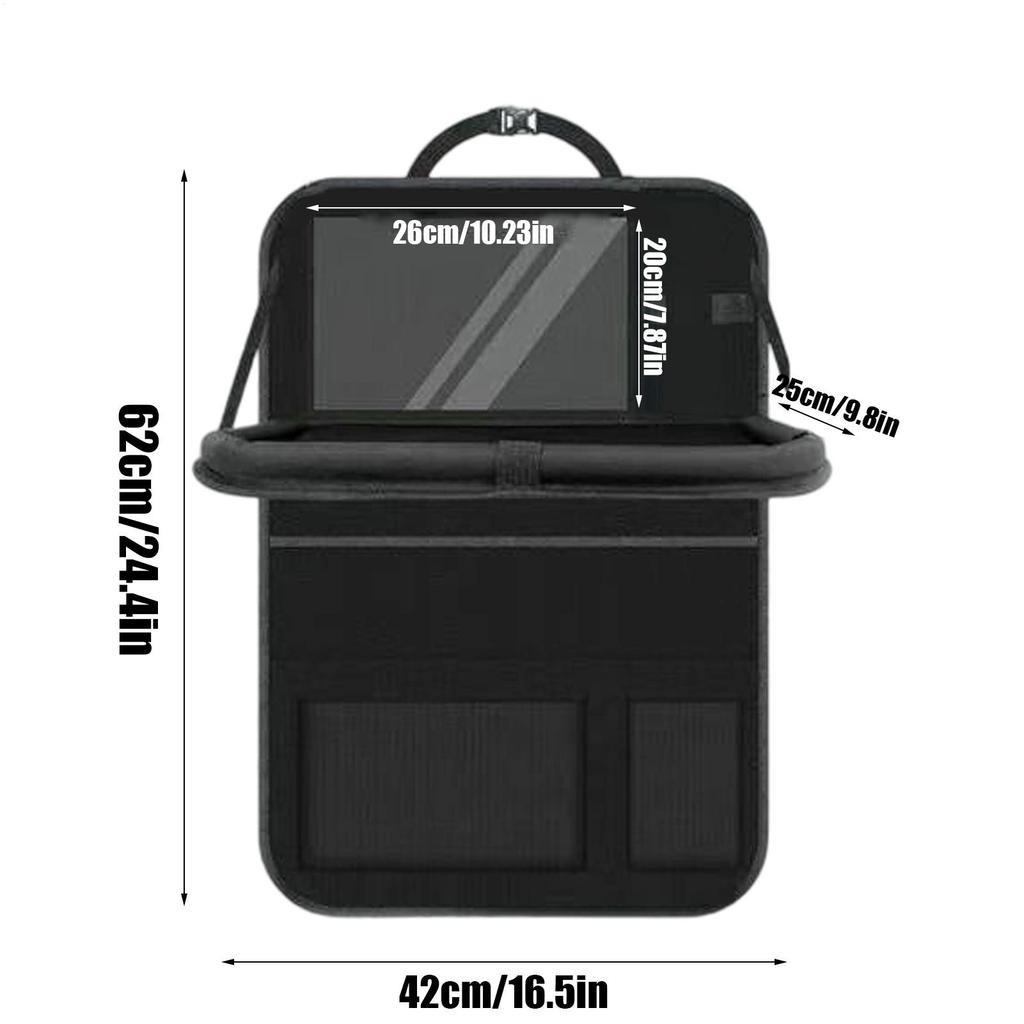 Органайзер на спинку сиденья автомобиля с держателем для планшета, водонепроницаемая защита от пинков, сумка для хранения детских закусок и игрушек для внедорожника, седана, грузовика, дома на колесах, для путешествий