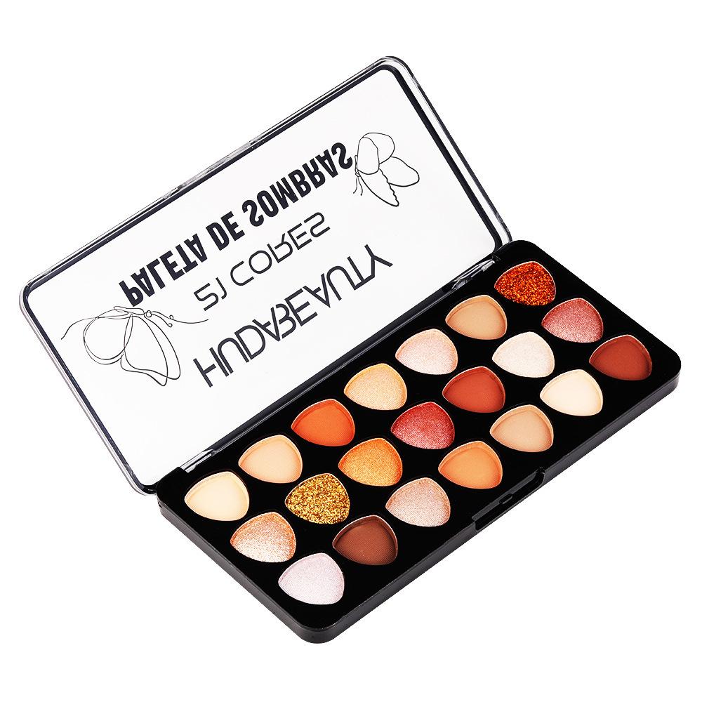 21 Colors Eyeshadow Palette Matte Shimmer Waterproof Smudge-proof Fine Powder Neutral Tone Makeup Kit