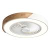 Nordic Smart Ceiling Fans With Light For Living Room Dining Blades Reversable 6 Speed Fans 52cm Fans Lighting 36W Low Floor Fans Lamp
