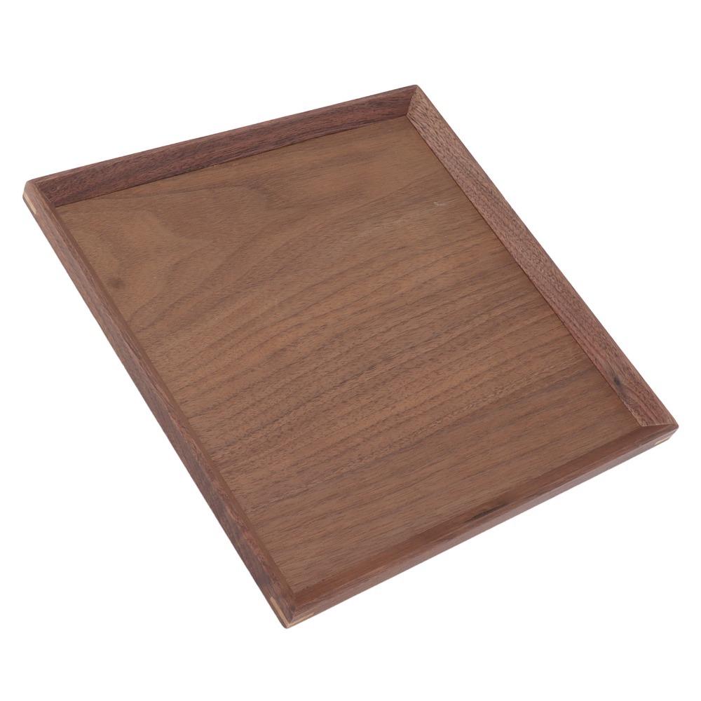 Wooden Serving Tray Black Walnut Wood Wooden Platter Coffee Serving Serving Platter Dining Room