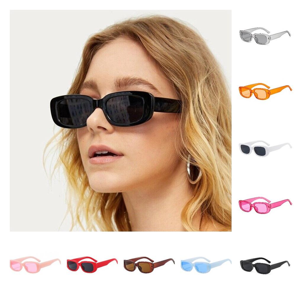 Retro And Cool Square Sunglasses With Multiple Colors For Women And Adults